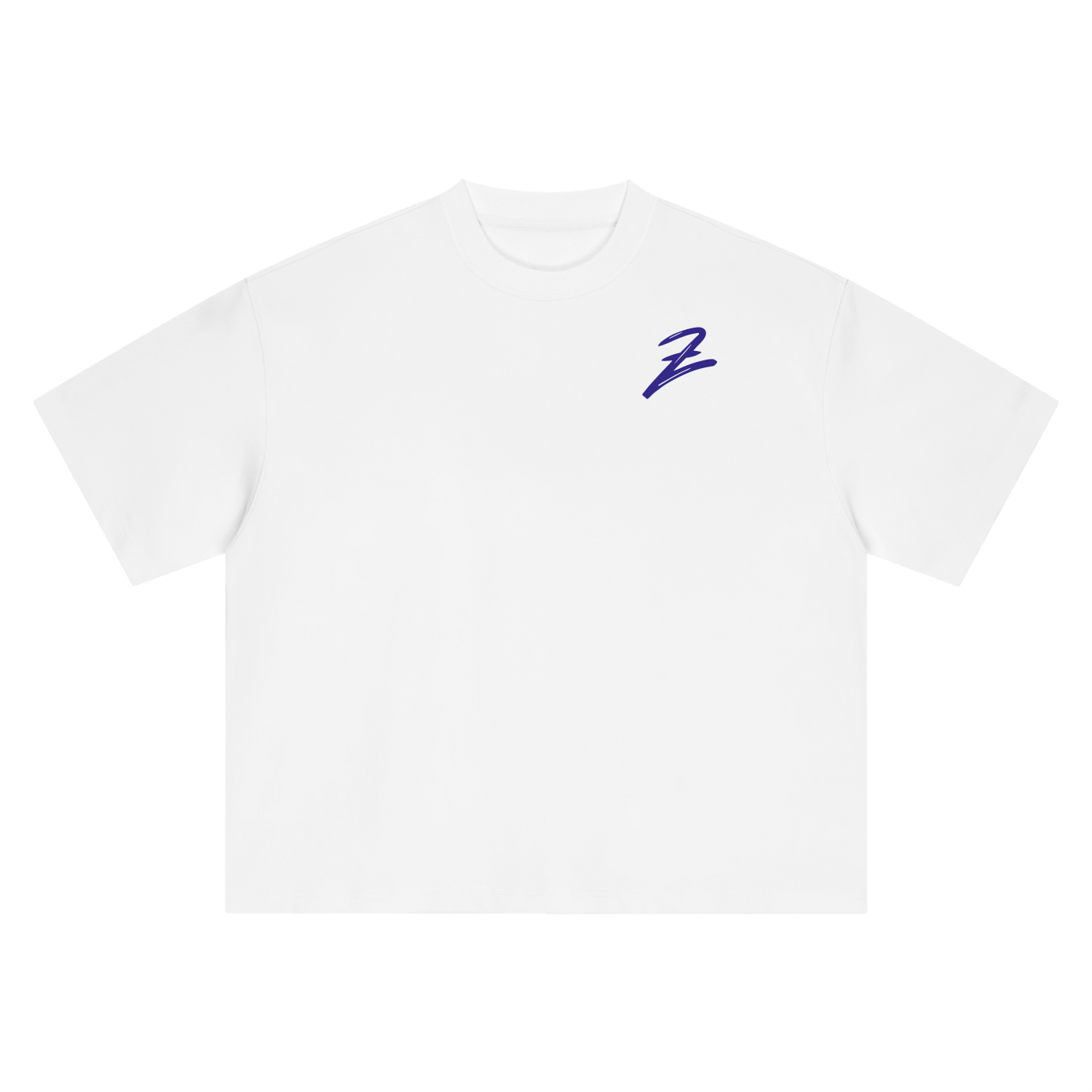Rooted heavyweight cotton tee by Concrete Baby — Z mark front, WALLACE 21 back