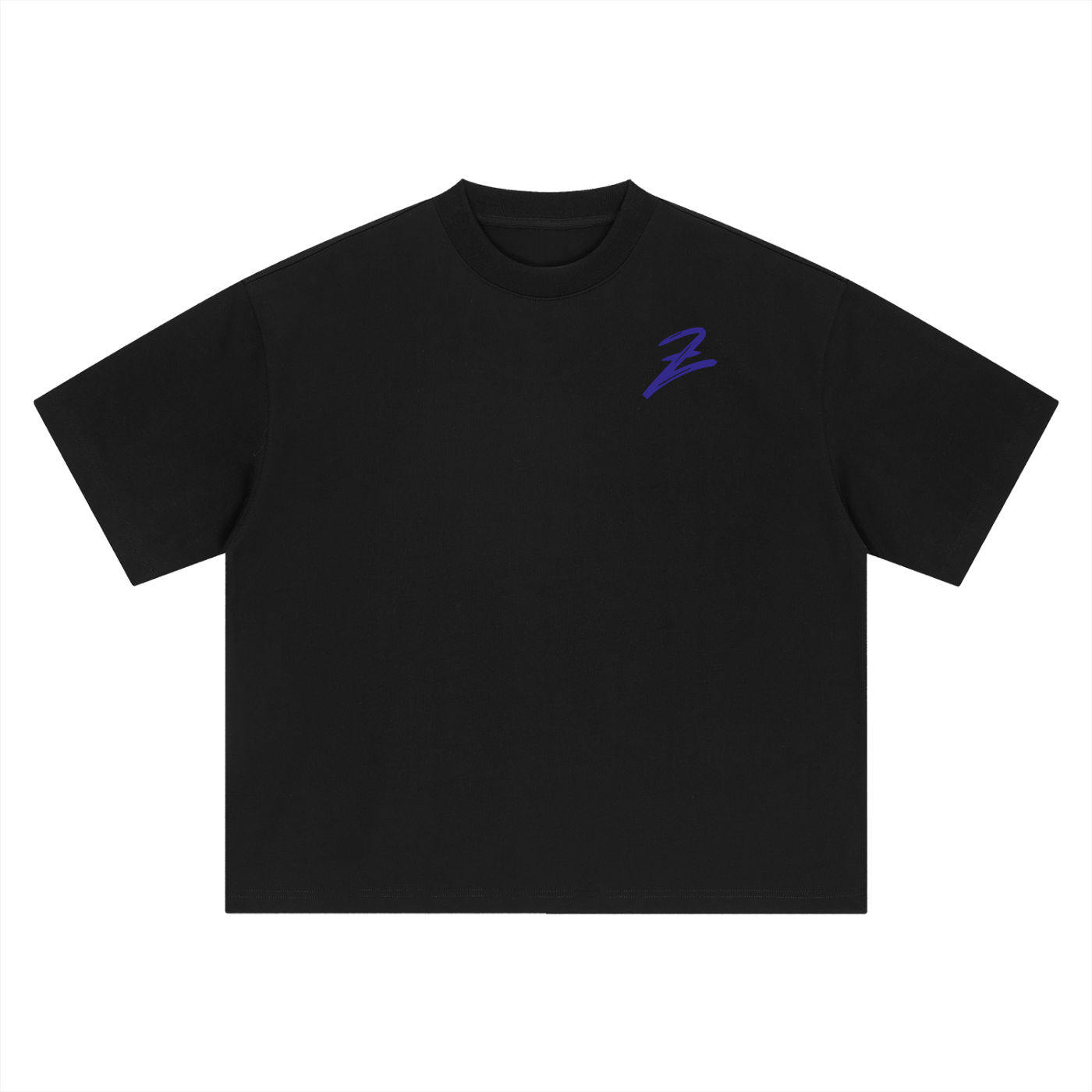 Rooted heavyweight cotton tee by Concrete Baby — Z mark front, WALLACE 21 back
