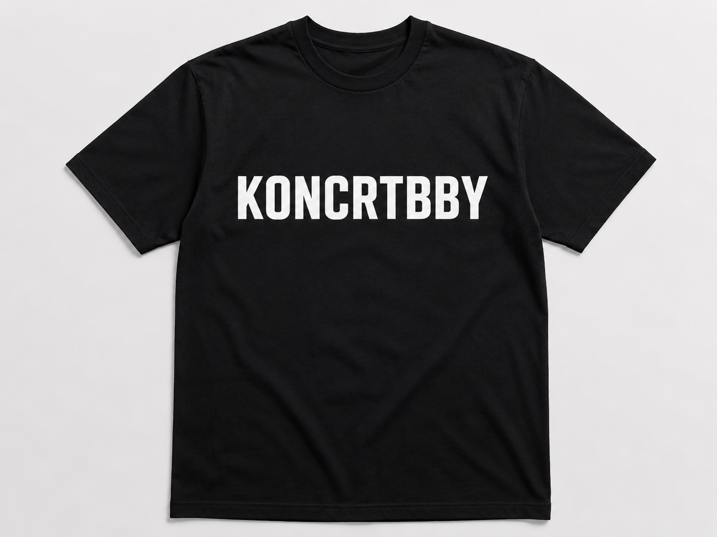 Koncrtbby Black Tee
