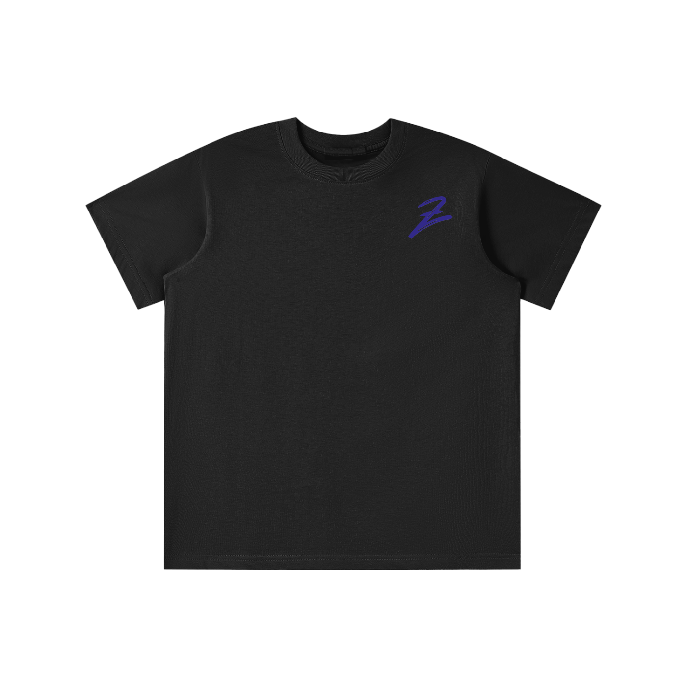 Rooted kids cotton tee by Concrete Baby — Z mark front, WALLACE 21 back