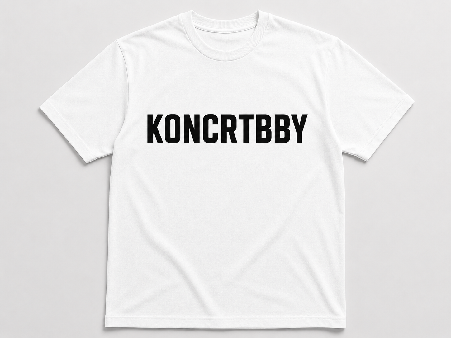 Koncrtbby White Tee